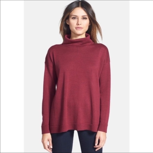 Eileen Fisher Tops - Eileen Fisher• Merino wool boxy turleneck sweater